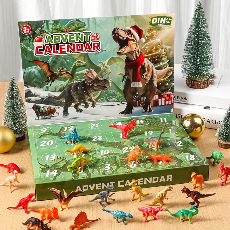 Dinosaurier Adventskalender mit 24 Spielzeugen für Kinder 2