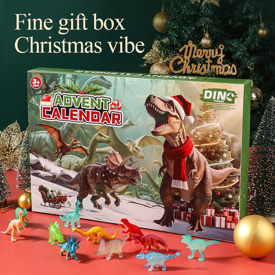 Dinosaurier Adventskalender mit 24 Spielzeugen für Kinder 4
