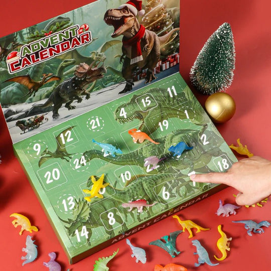 Dinosaurier Adventskalender mit 24 Spielzeugen für Kinder 7