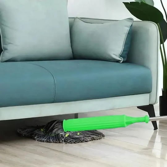 Doppelmopp Reinigungssystem Wischmopp 2-in-1 für Effizientes Wischen und Trocknen 2