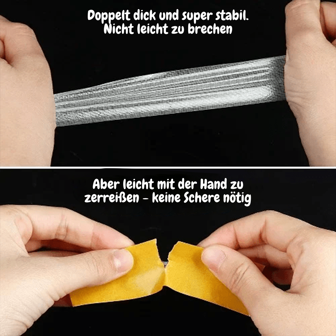 Doppelseitiges Klebeband für Möbel und Teppiche – Starker Halt, Rückstandslos, 5 cm x 10 m 2