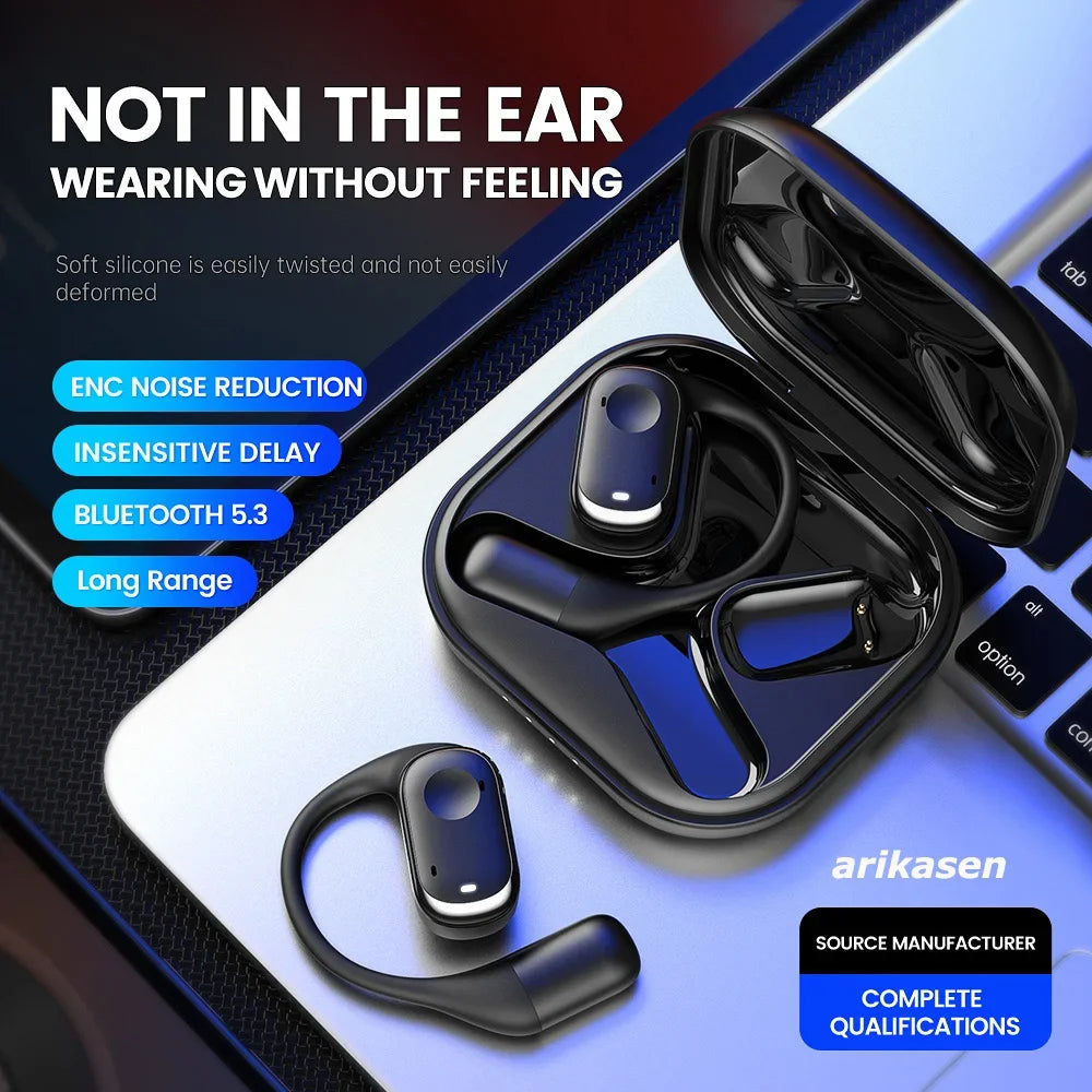 Drahtlose Bluetooth Kopfhörer Open-Ear für Sport mit Hi-Res Sound und langer Akkulaufzeit 1