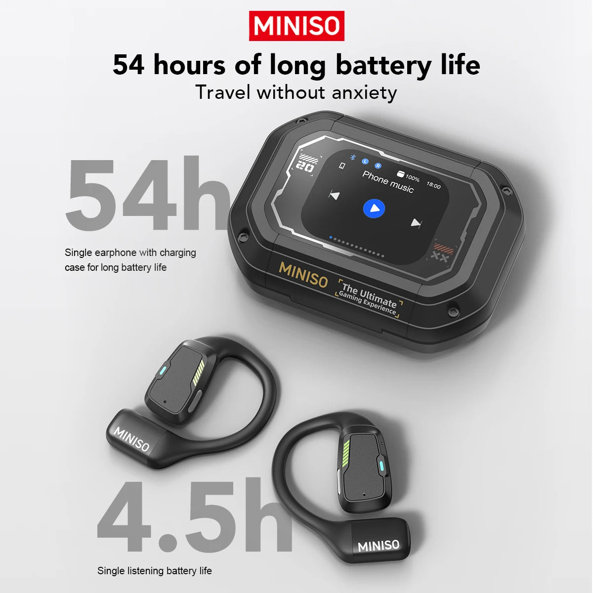 Drahtlose Sportkopfhörer Bluetooth In Ear für Herren und Damen mit offenem Design 5