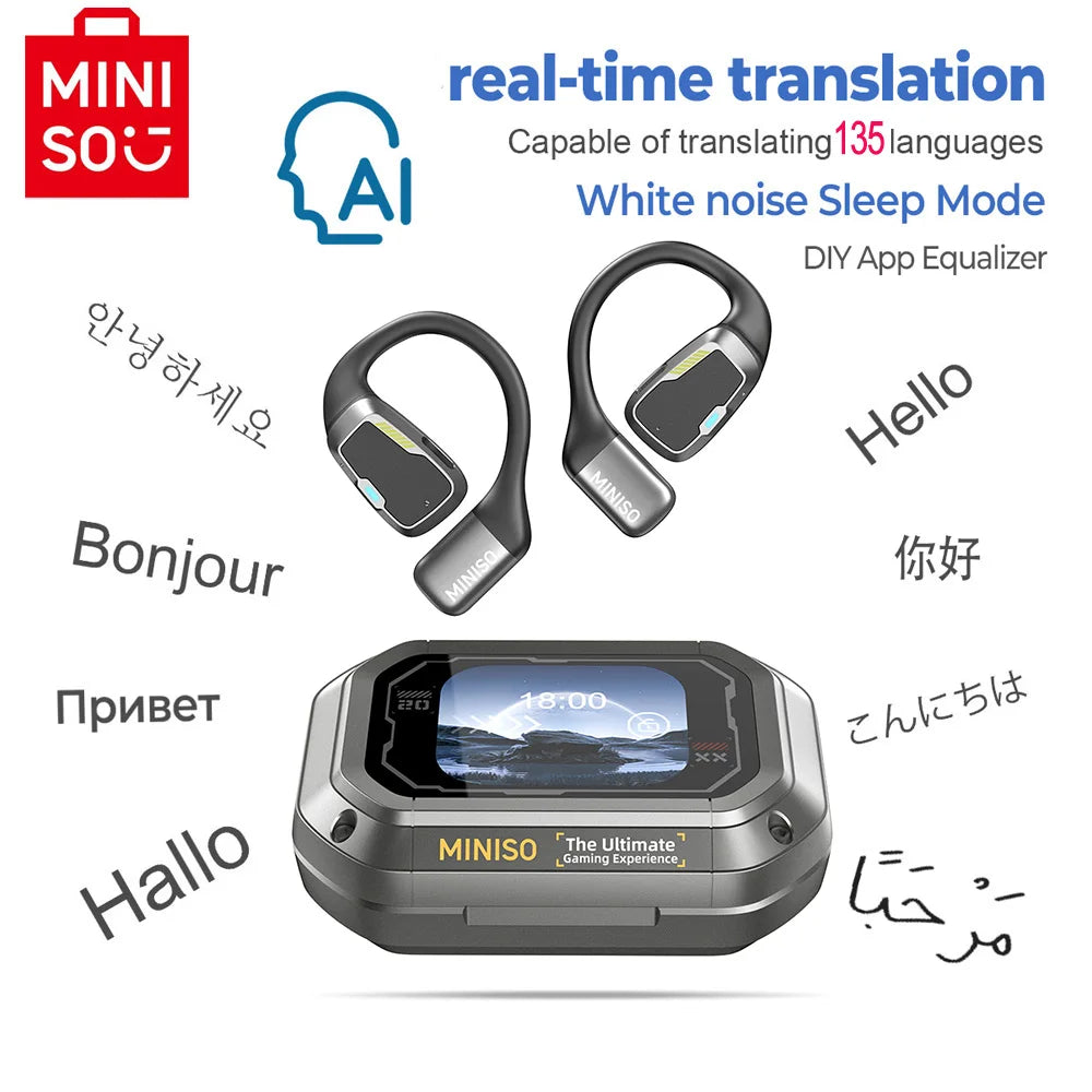 Drahtlose Sportkopfhörer Bluetooth In Ear für Herren und Damen mit offenem Design 8