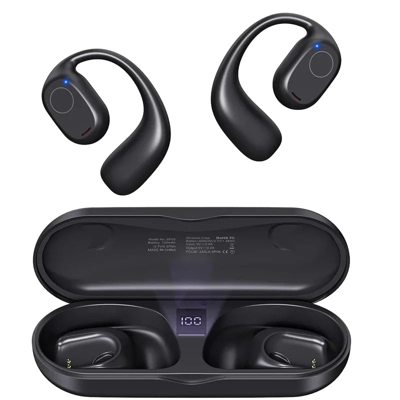 Drahtlose Sportkopfhörer Bluetooth Offenes Ohr Design für Herren und Damen 0