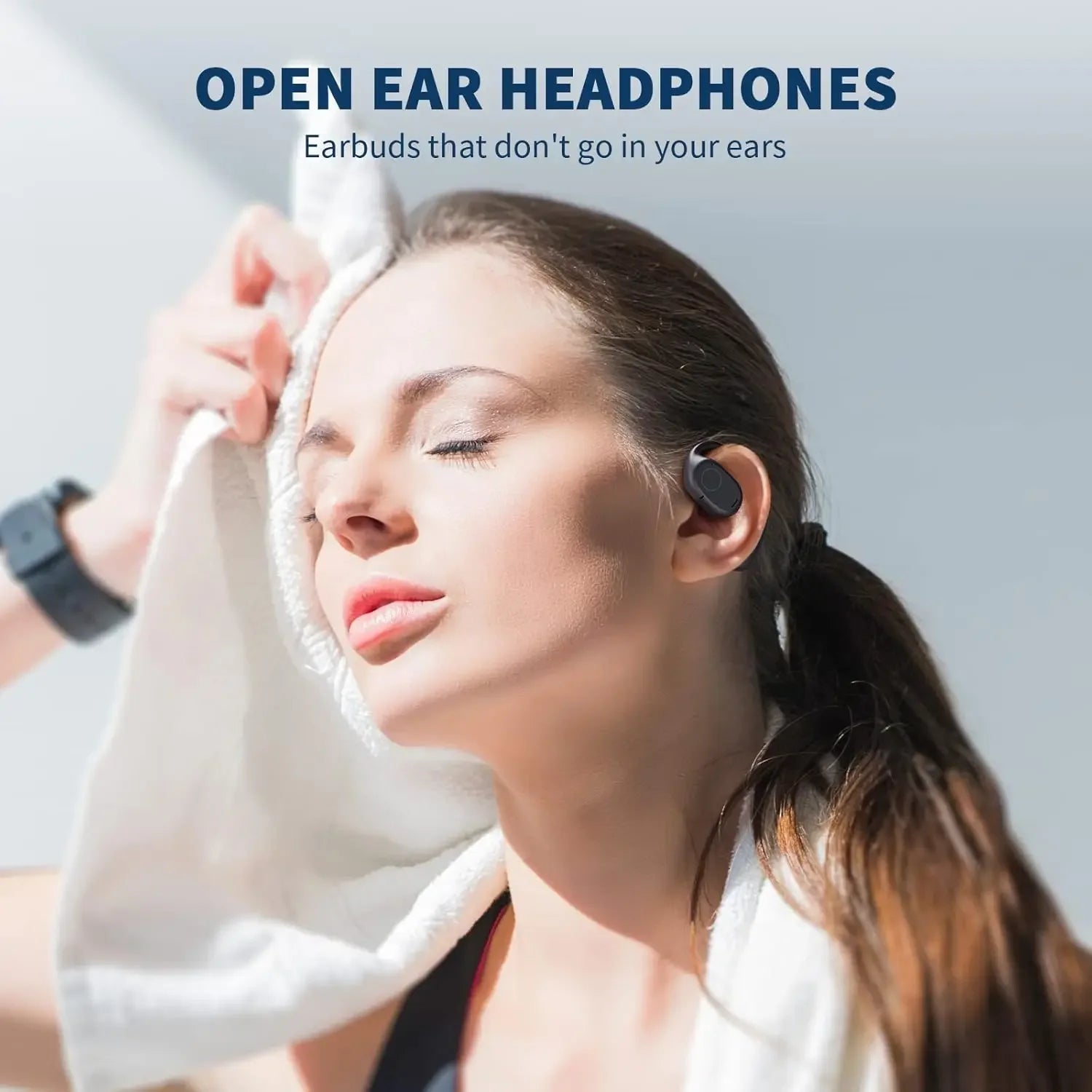 Drahtlose Sportkopfhörer Bluetooth Offenes Ohr Design für Herren und Damen 5