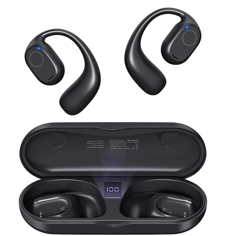 Drahtlose Sportkopfhörer Bluetooth Offenes Ohr Design für Herren und Damen 6