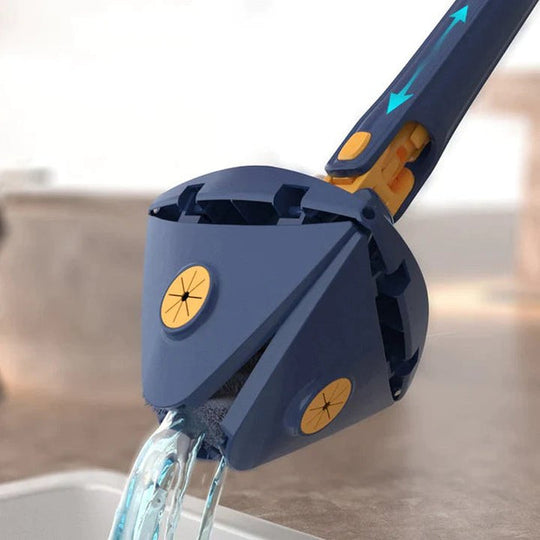 Drehbarer Wisch Mopp Mit Verstellbarem Griff Für Effiziente Reinigung 5