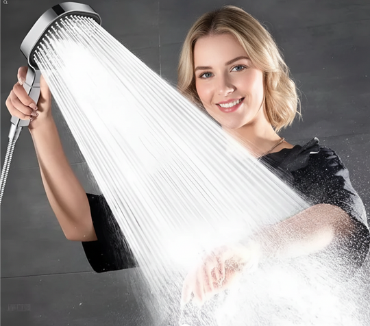 Duschkopf Regendusche Set Mit Turbo-Boost-Technologie Und Vielseitigen Strahleinstellungen 0