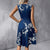 Damen Midi Kleid Luftig Elegant-4
