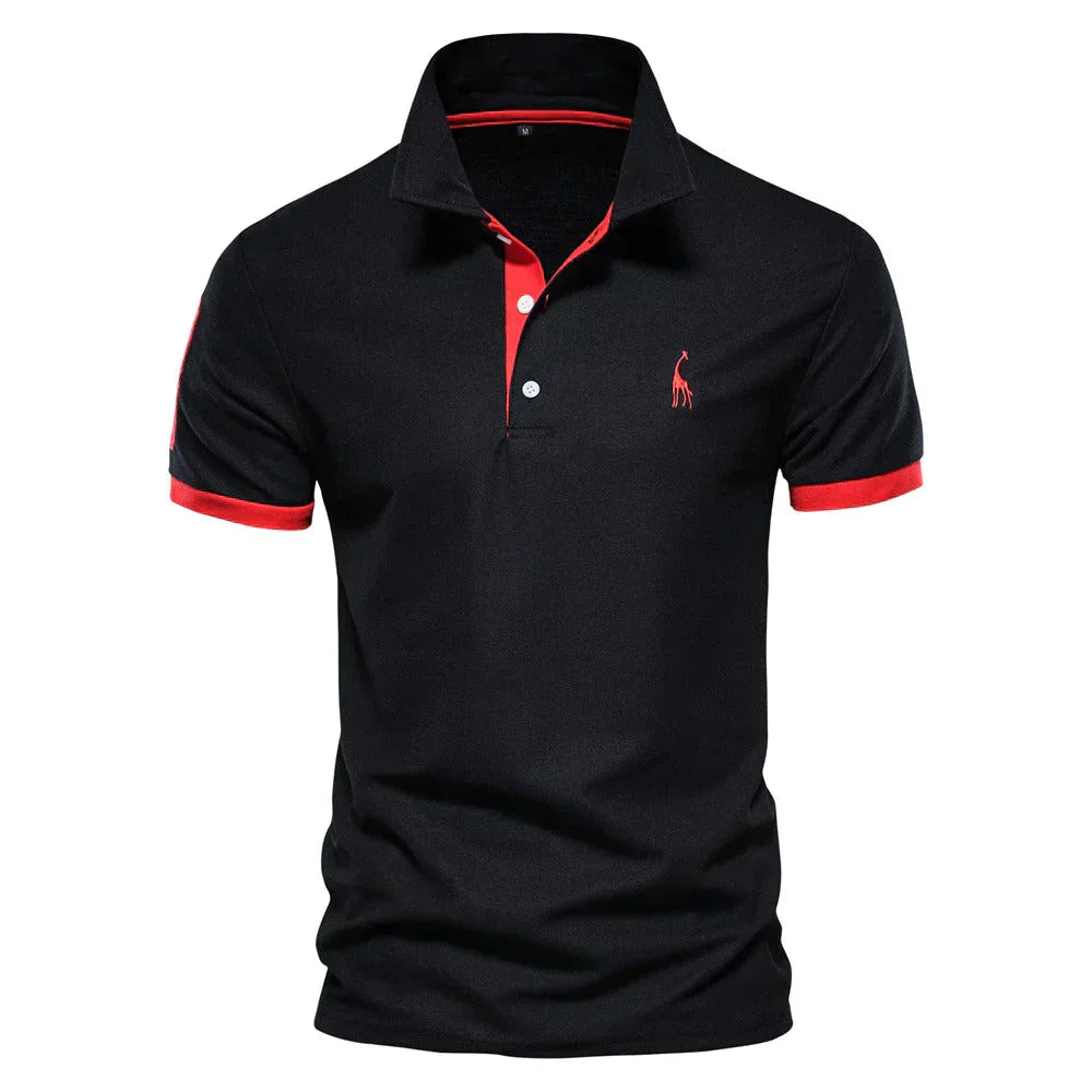 Herren Polo Shirt Klassischer Schnitt 100% Baumwolle Atmungsaktiv-1
