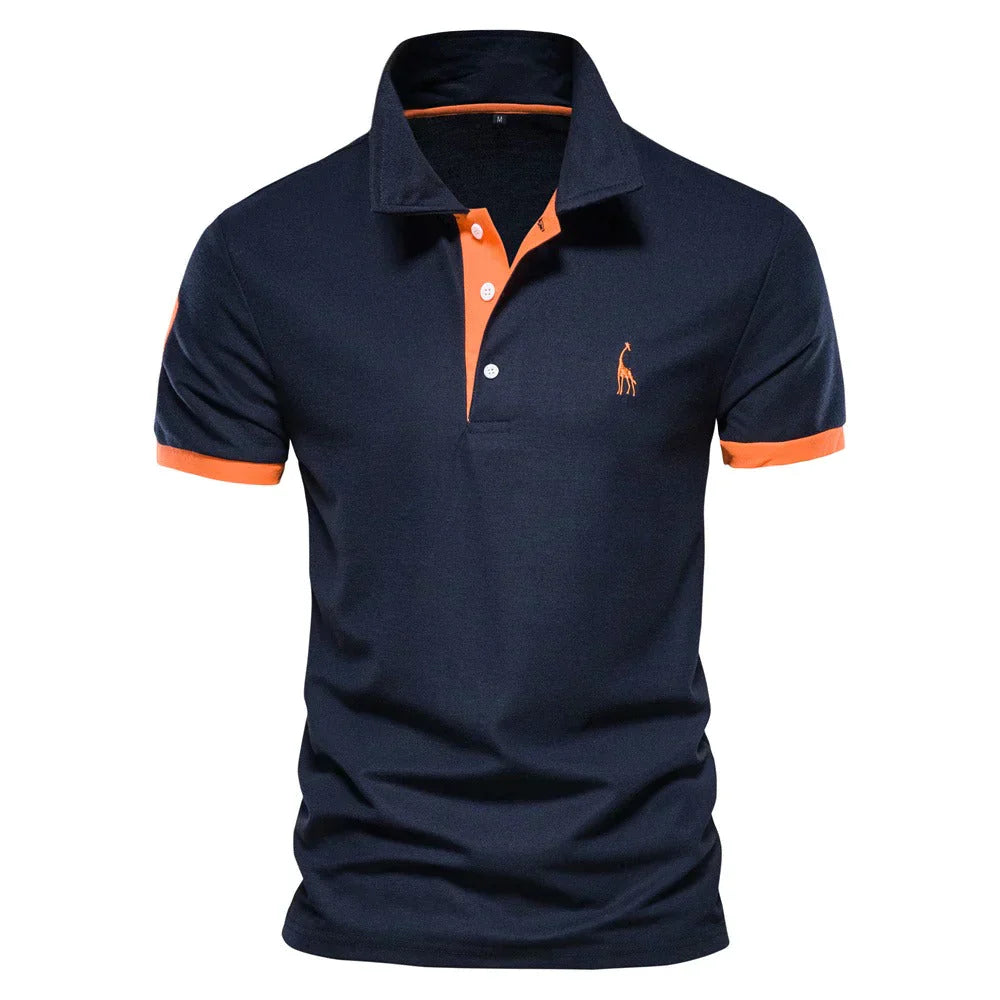 Variant image for Herren Polo Shirt Klassischer Schnitt 100% Baumwolle Atmungsaktiv-15