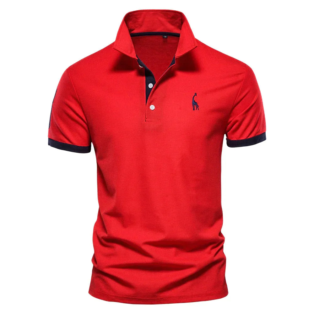 Variant image for Herren Polo Shirt Klassischer Schnitt 100% Baumwolle Atmungsaktiv-43