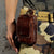Echtes Leder Herren-Gürtelhaken-Tasche
