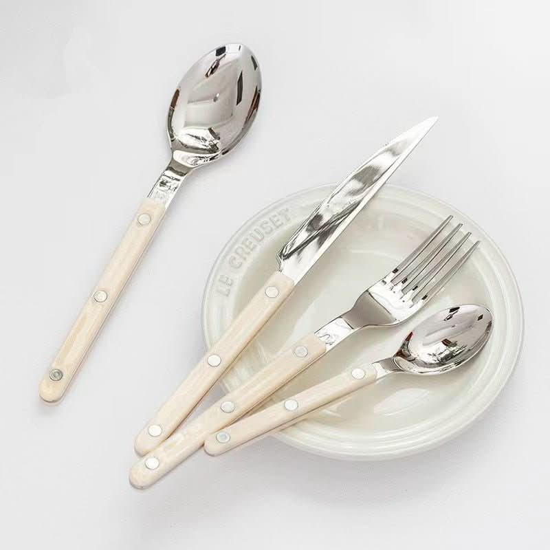 Edelstahl Besteckset für 6 Personen mit Gravur 5