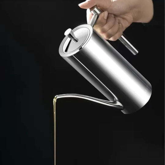 Edelstahl Ölkanne 500/700 ml mit Auslaufdesign 2