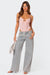 Damen Flared Jeans Blau Eleganter Stil Dehnbarer Denim-4