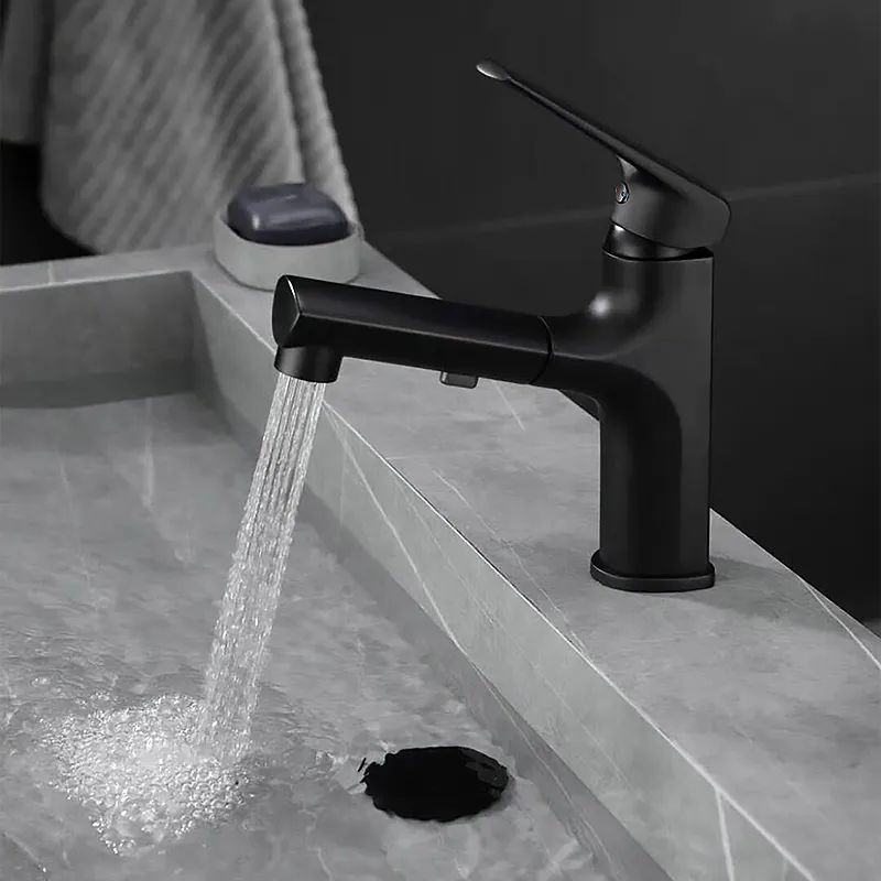 Einhand-Badewannenarmatur Ausziehbar mit Brause Modern, Wannenarmatur Mischbatterie für Komfort und Stil 0