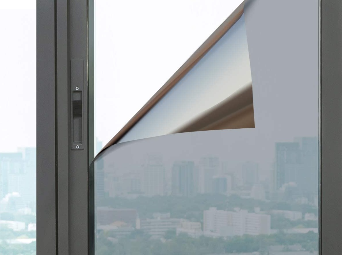 Einseitige Fensterfolie Sichtschutz Blickdicht PET UV-Schutz Wärmeisolierung 5