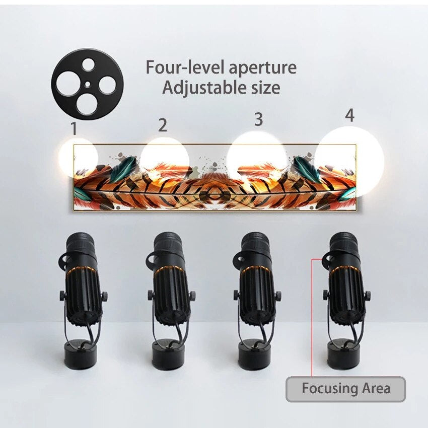 Einstellbarer Deckenstrahler LED Modern für Vielseitige Innenräume 2