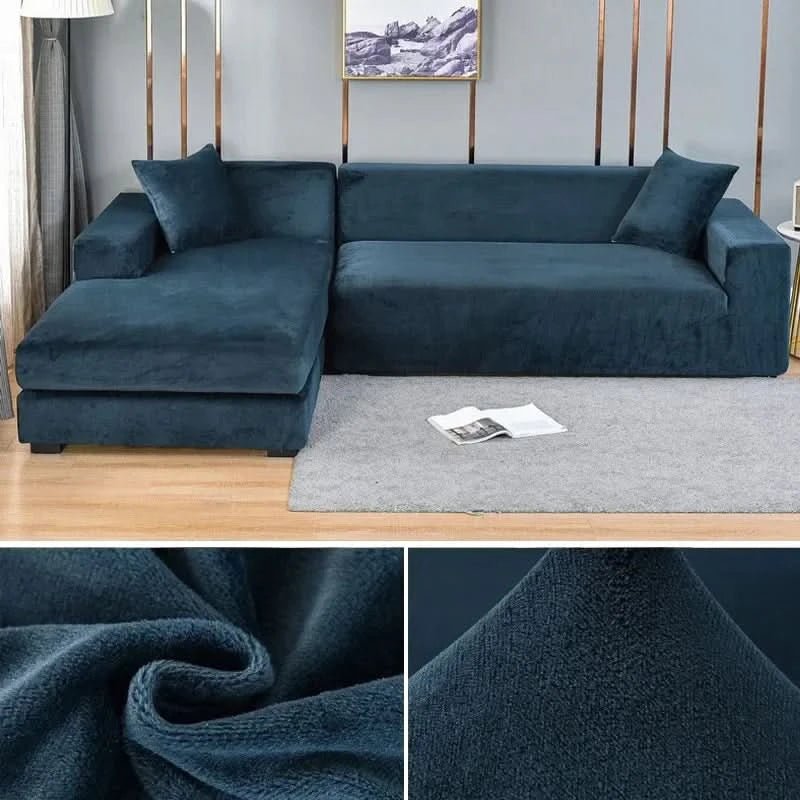 Elastischer Sofabezug für Jedes Wohnzimmer - Stylischer Couch Bezug für L-förmige Sofas und Akzentsessel 11