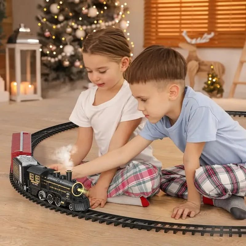 Elektrisches Eisenbahnset für Kinder – Festliches Spielzeug für Winterabende 2