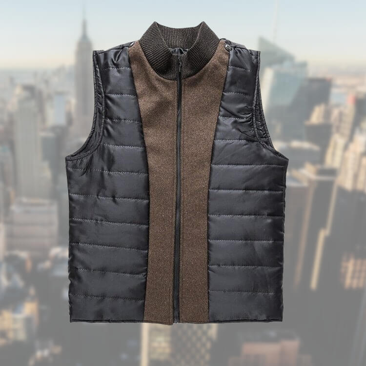 Herren Wintermantel Mit Weste Eleganter Stil Hochwertiger Stoff-5