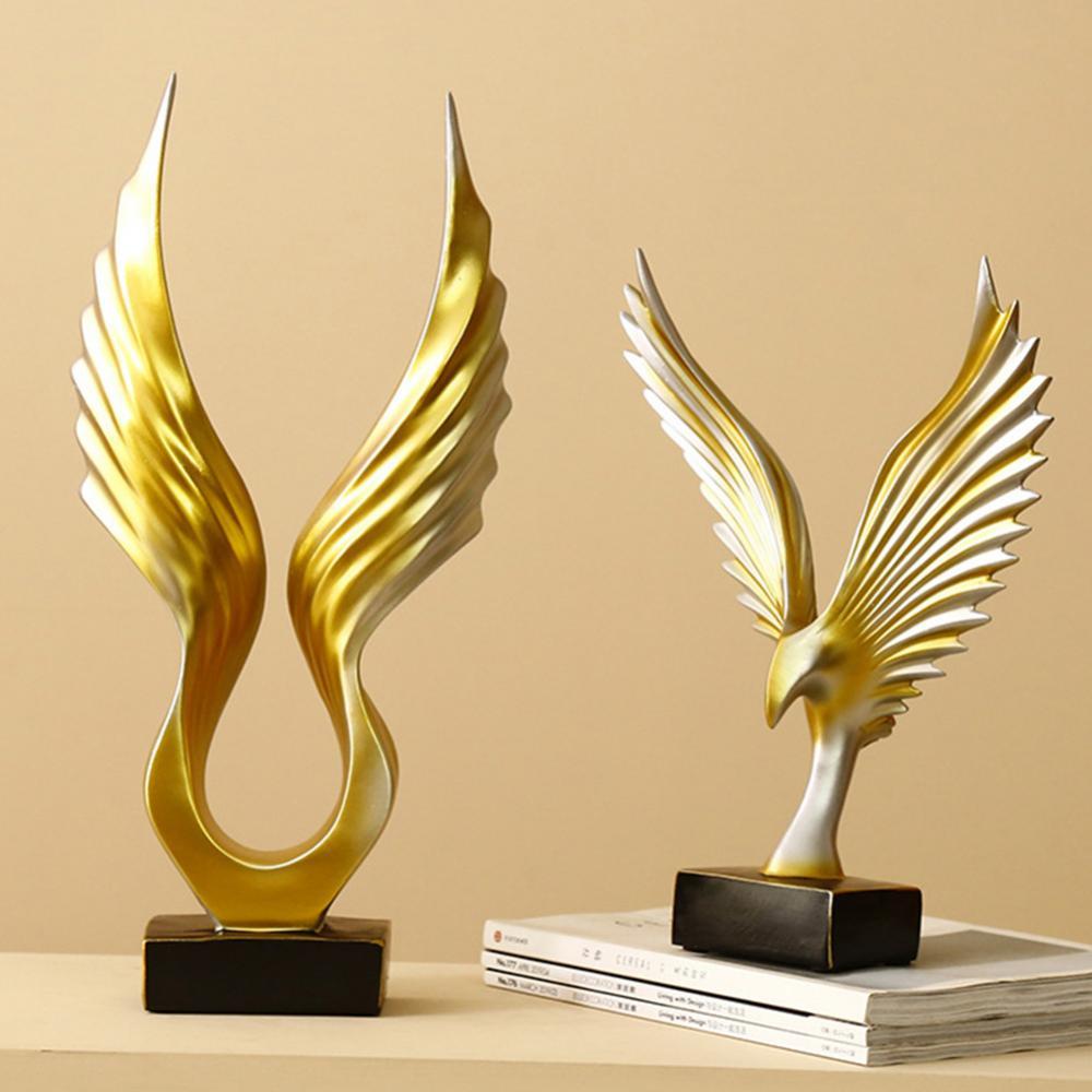Engelsflügel Skulptur für Heimdekoration – Aesthetisches Design für Wohnzimmer und Schlafzimmer 1
