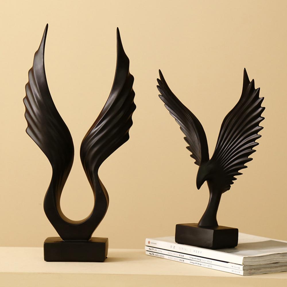 Engelsflügel Skulptur für Heimdekoration – Aesthetisches Design für Wohnzimmer und Schlafzimmer 5