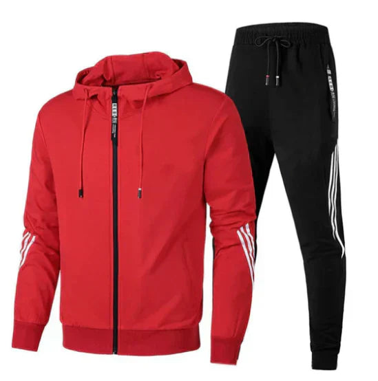 Variant image for Herren Trainingsanzug Sportlich Bequem Polyester für Freizeit und Sport-10