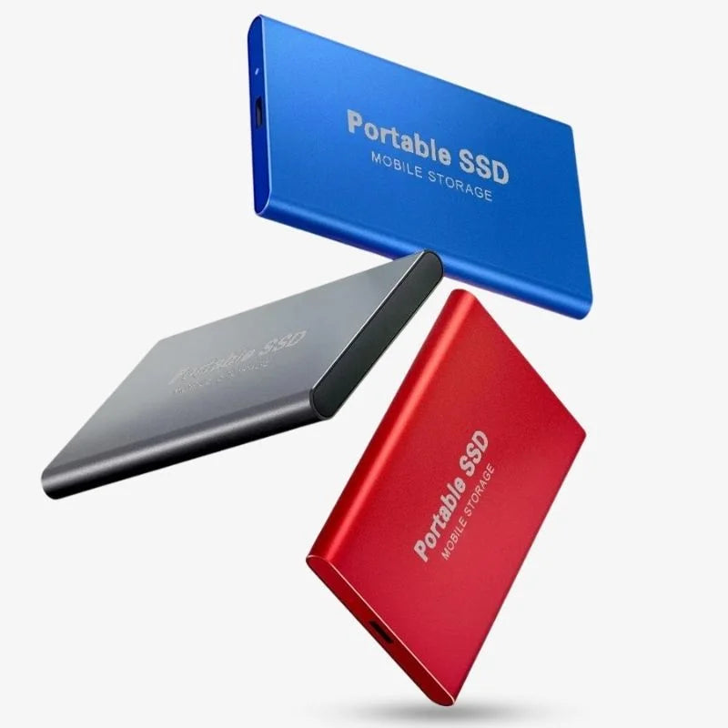 Externe tragbare SSD-Festplatte aus Aluminium mit hoher Geschwindigkeit 8