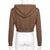 Extra Schmaler Kapuzenpullover Mit Reißverschluss