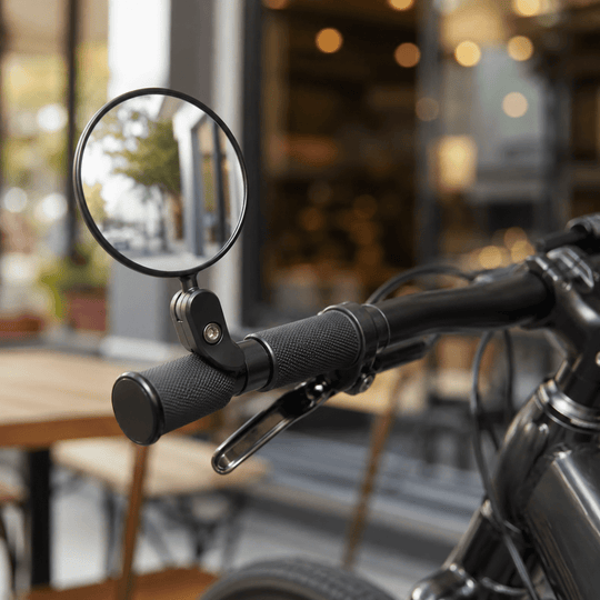 Fahrradrückspiegel Verstellbar mit Weitwinkel-Sichtfeld 4