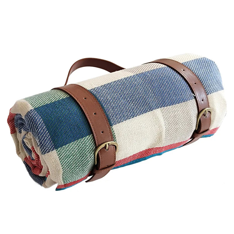 Faltbare Picknickdecke Wasserdicht für Outdoor-Aktivitäten und Campingdecke mit Karomuster 3