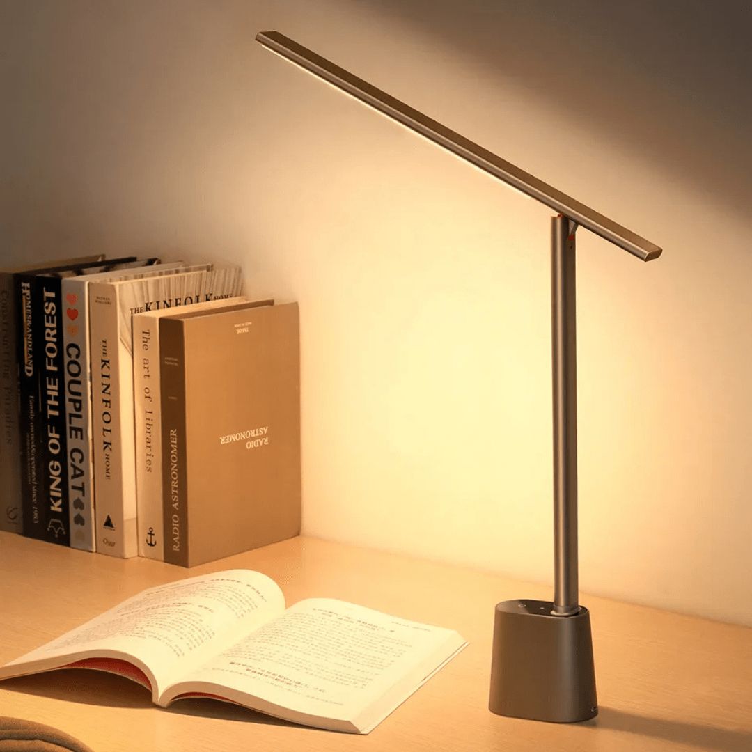 Faltbare Schreibtischlampe LED Dimmbar für modernes Arbeiten und Lernen 0