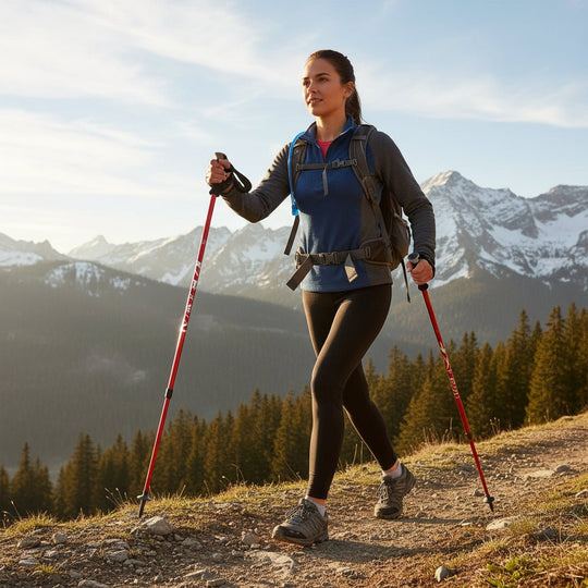 Faltbare Wanderstöcke Teleskop Mit Rutschfestem Griff Für Outdoor-Abenteuer 2