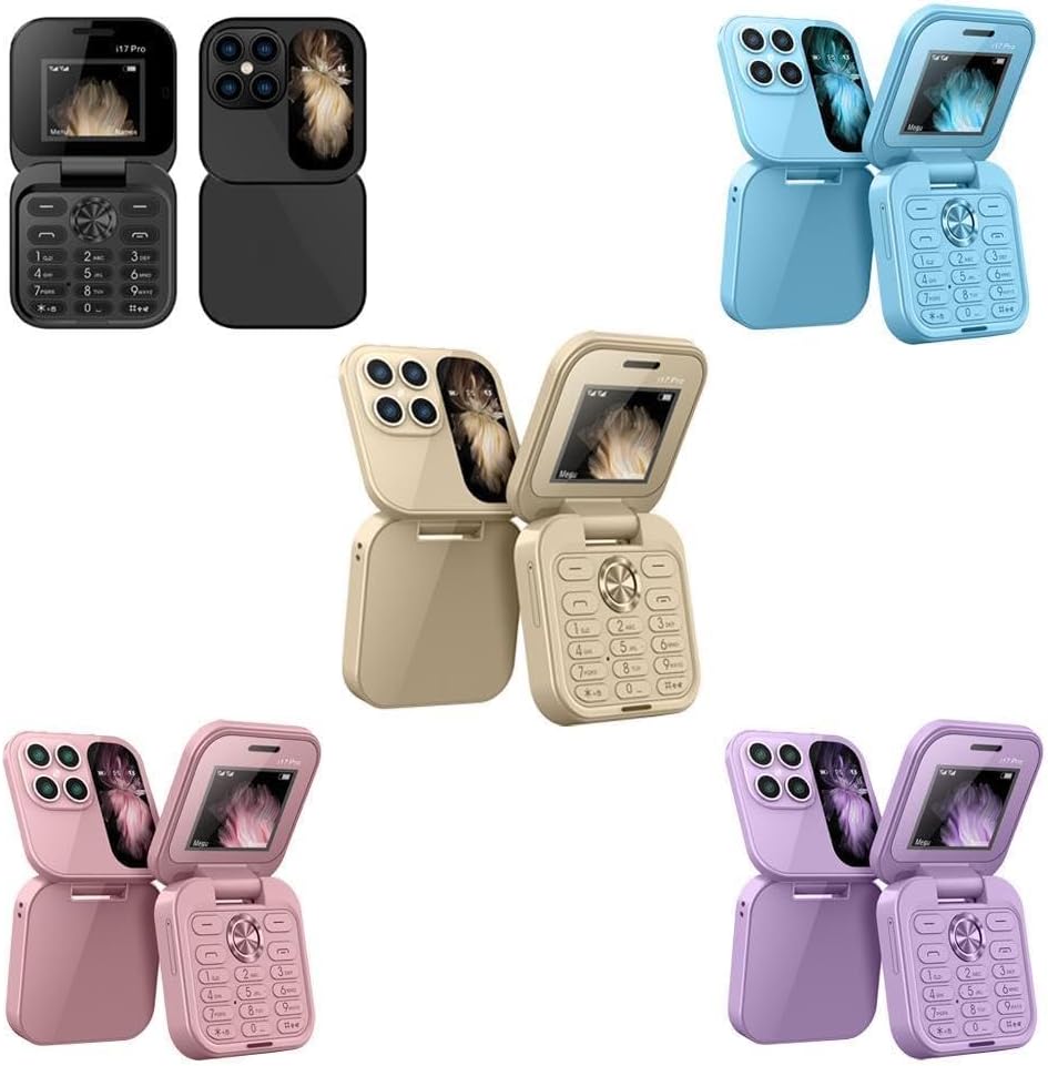 Faltbares Mini-Handy FlipLite mit Dual-SIM und HD-Kamera 8