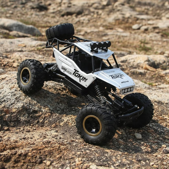 Ferngesteuerter Monster Truck 4x4 Hochgeschwindigkeit für Offroad-Abenteuer mit LED-Scheinwerfern 1