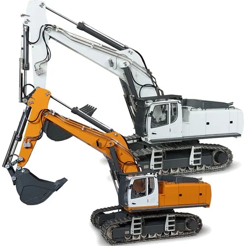 Ferngesteuertes RC Auto Maßstab 1:14 Bagger Modell G308H mit Hydraulischem Arm 4