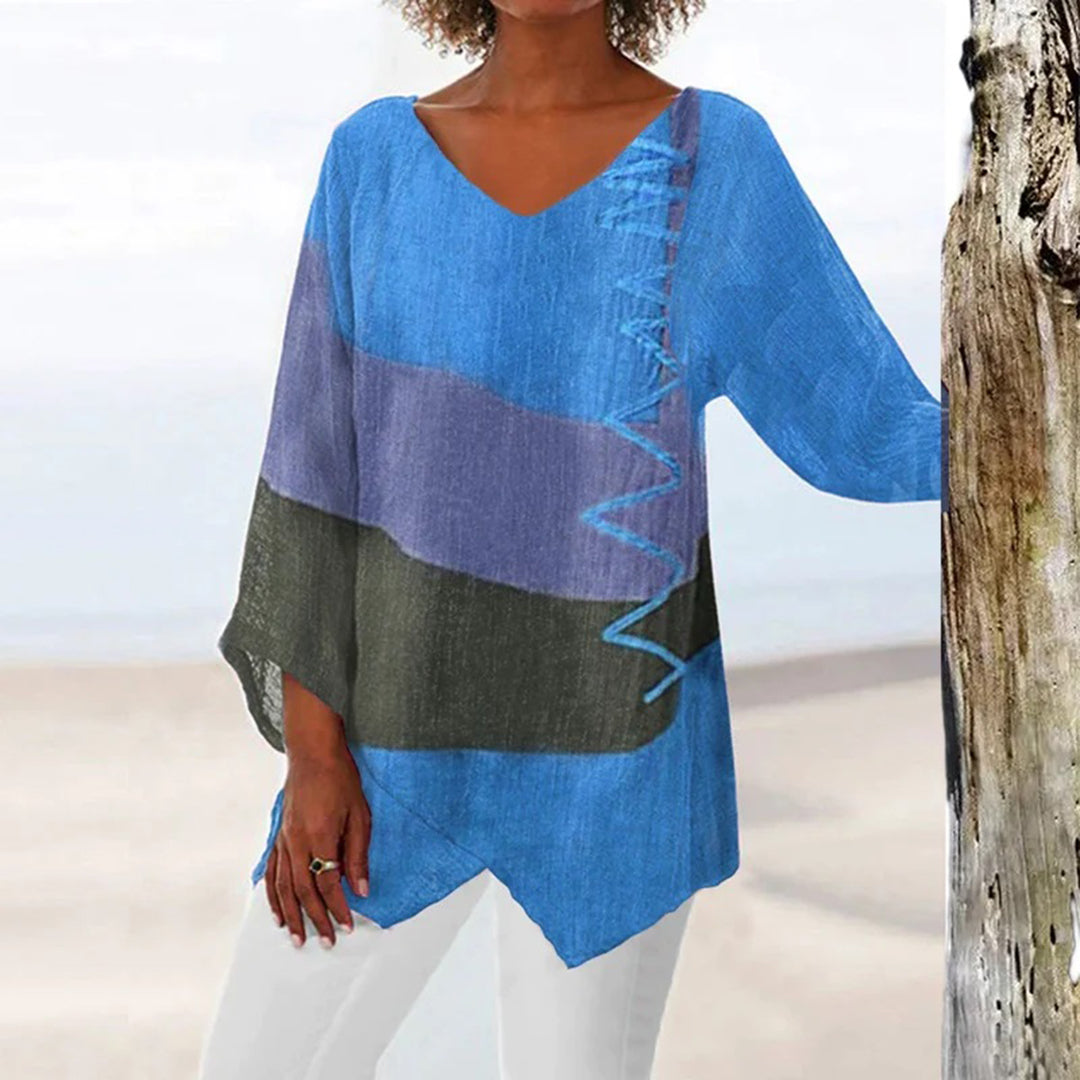Festliches Oberteil Damen Chic Hochwertiger Stoff 2