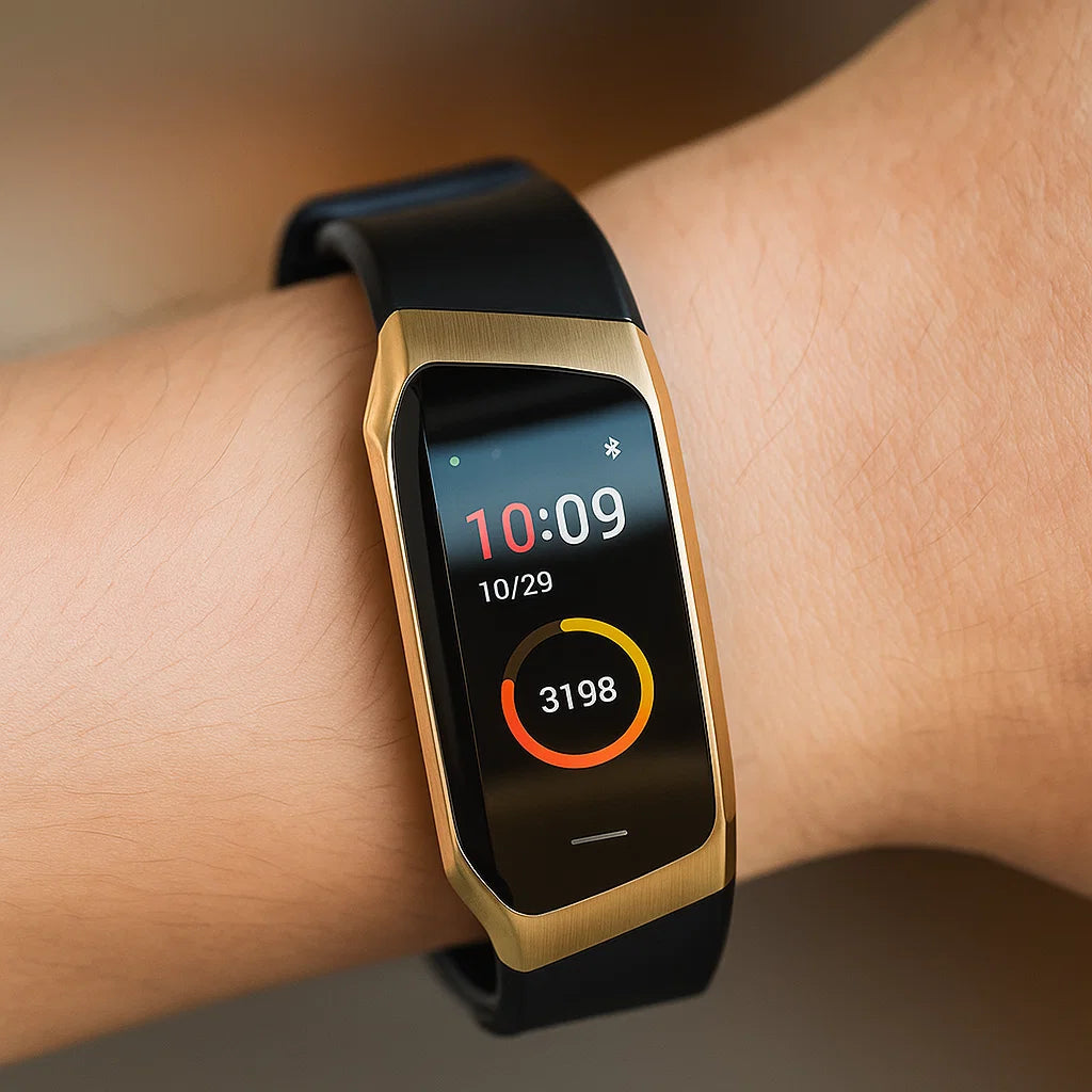 Fitness Uhr Damen mit Herzfrequenzmonitor und Schrittzähler, Wasserdichte Fitness Smartwatch für aktiven Lebensstil 2