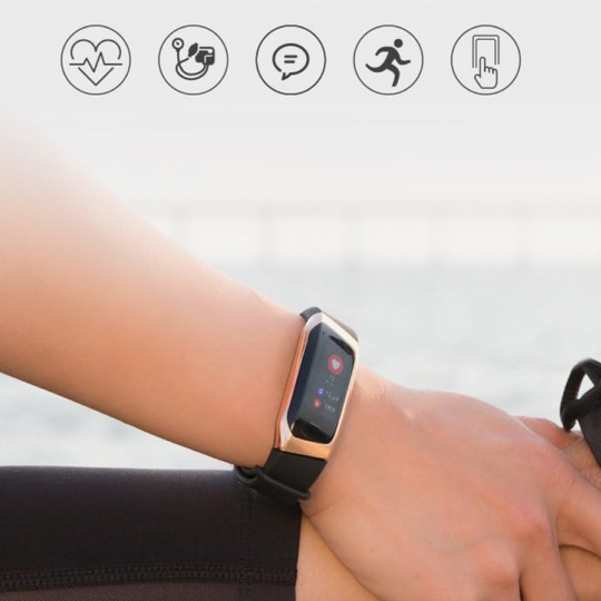 Fitness Uhr Damen mit Herzfrequenzmonitor und Schrittzähler, Wasserdichte Fitness Smartwatch für aktiven Lebensstil 3