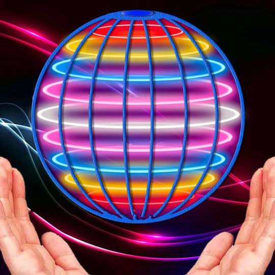 Fliegendes Gyroskop Mit LED-Lichteffekten 360° Design Für Innen Und Außen 1