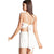 Floral Besticktes Crop Top Und Shorts Set