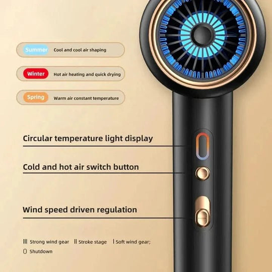 Föhn 2400 W mit Ionentechnologie für alle Haartypen – Geräuscharm und ergonomisch 5