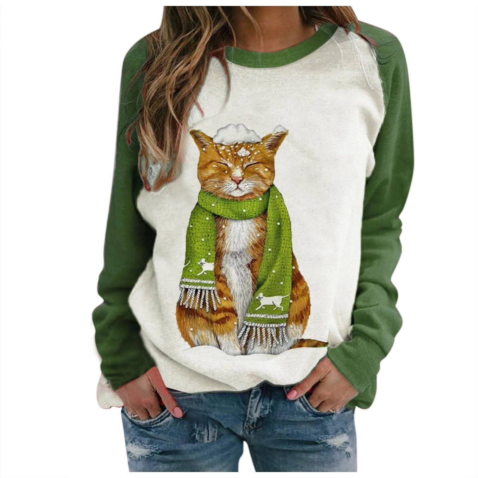 Frauen Bedrucktes Sweatshirt