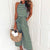 Frauen Gestreifter Schnürer Jumpsuit
