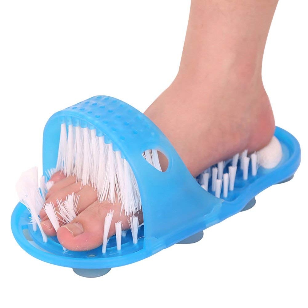 Fußpflegegerät für die Dusche mit Bimsstein und Rutschfestem Design 0
