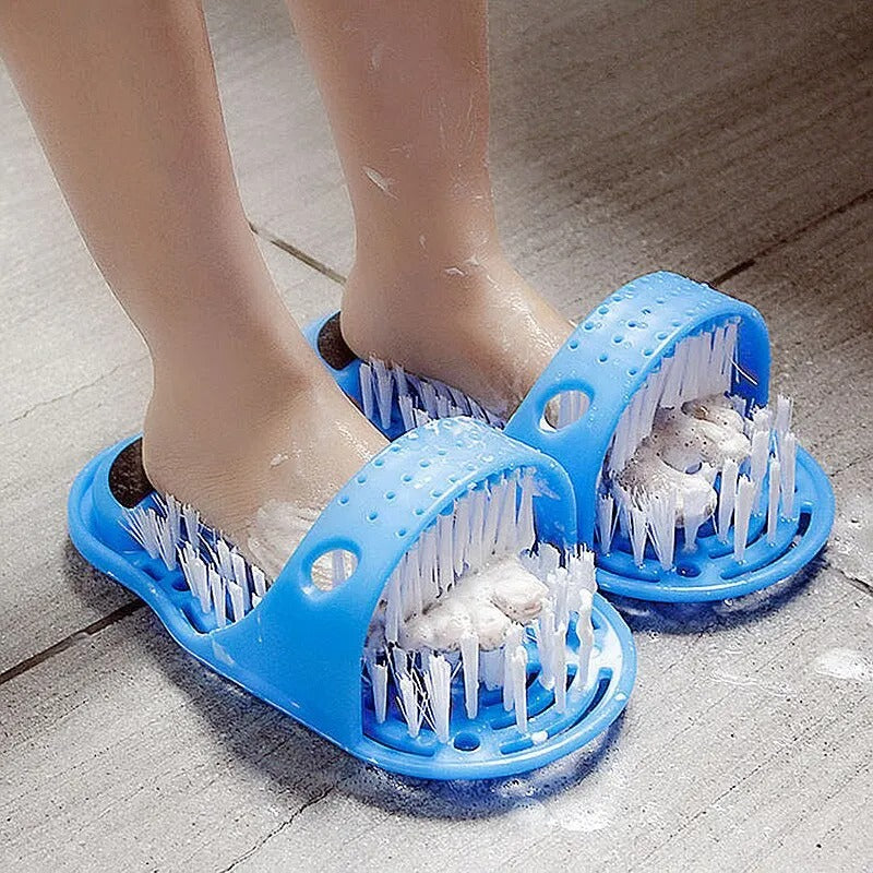 Fußpflegegerät für die Dusche mit Bimsstein und Rutschfestem Design 4