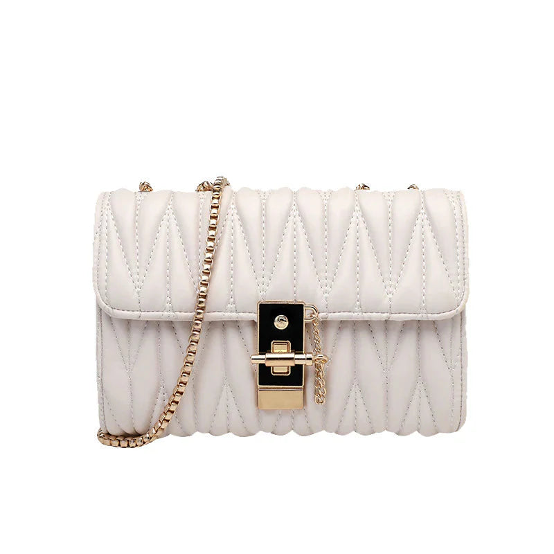 Geometrische Ledertasche Für Frauen